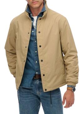 Superdry Nylon Coach Jacke in Kamel für Herren.