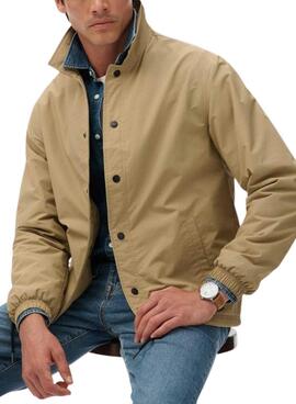 Superdry Nylon Coach Jacke in Kamel für Herren.