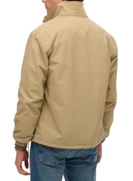 Superdry Nylon Coach Jacke in Kamel für Herren.