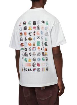 T-Shirt Carhartt Logo Archiv weiß für Herren