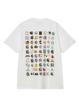 T-Shirt Carhartt Logo Archiv weiß für Herren