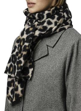 Schal Pieces Pcjorna Leopardenmuster für Damen