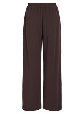 Hose Vila Viclua braun für Damen
