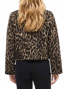 Jacke Vila Visimba Leopardenmuster für Damen