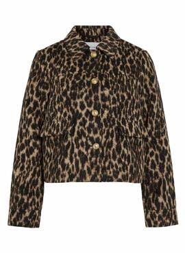 Jacke Vila Visimba Leopardenmuster für Damen