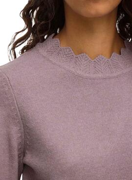 Lavendelfarbenes Vila Kolina Pullover für Damen