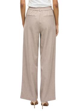 Hose Vila Vivarone beige für Damen