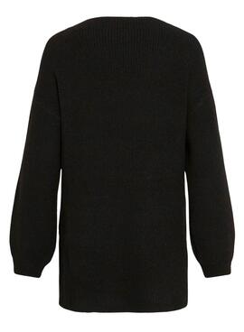 Vila Vilassia Schwarz Pullover für Damen