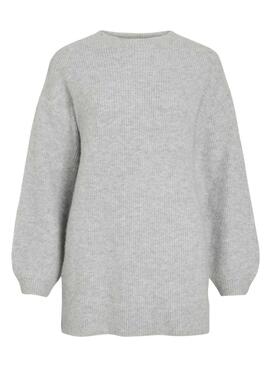 Vila Vilassia Grauer Pullover für Damen