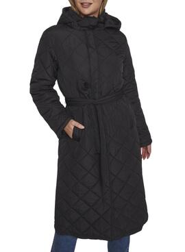Steppmantel Vila Vikante Quilted Schwarz für Damen
