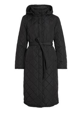 Steppmantel Vila Vikante Quilted Schwarz für Damen
