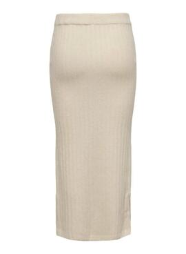 Rock Only Jeanett beige für Damen