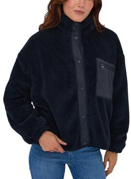 Jacke Only Contact Marineblau für Damen.