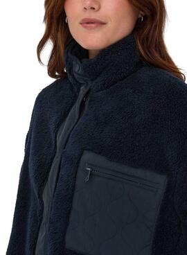 Jacke Only Contact Marineblau für Damen.