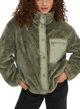 Jacke Only Contact grün für Damen