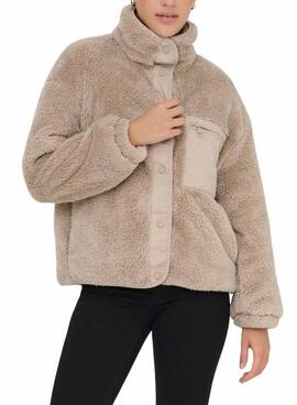 Jacke Only Contact in Beige für Damen
