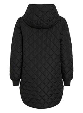 Gepolsterter Mantel von Vila Vitate in Schwarz für Damen.
