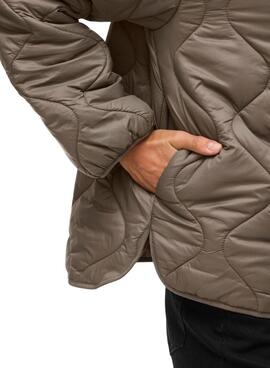 Gepolsterte graue Vila Vidune Damenjacke