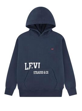 Levis Cutoff blauer Hoodie für Kinder