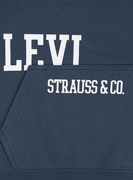 Levis Cutoff blauer Hoodie für Kinder