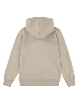 Pullover Levis Mini Batwing beige für Kinder.