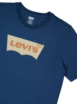 Levis Batwing T-Shirt in Blau für Kinder.