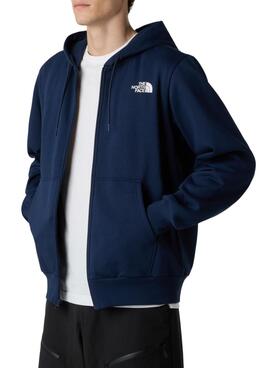 Sweatshirt The North Face Dome Full Zip blau für Herren