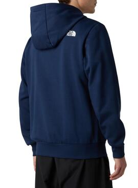 Sweatshirt The North Face Dome Full Zip blau für Herren