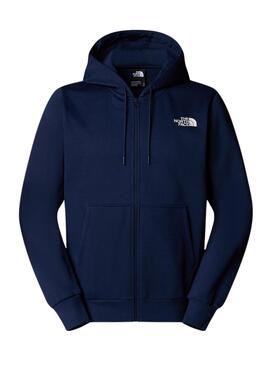 Sweatshirt The North Face Dome Full Zip blau für Herren