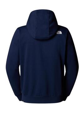 Sweatshirt The North Face Dome Full Zip blau für Herren