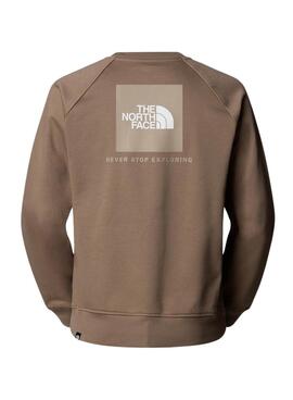 Sweatshirt The North Face Box braun für Herren