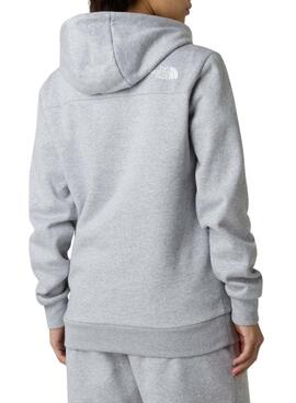 Sweatshirt The North Face Dome grau für Damen