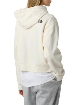 Sweatshirt The North Face Essential Crop weiß für Damen