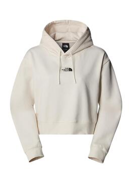 Sweatshirt The North Face Essential Crop weiß für Damen