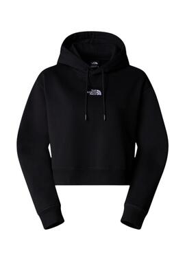 Sweatshirt The North Face Essential Crop Schwarz für Damen