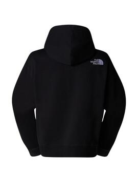 Sweatshirt The North Face Essential Crop Schwarz für Damen