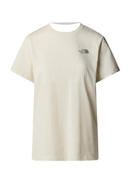 T-Shirt The North Face Box beige für Damen