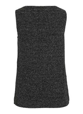 Schwarzer Bouclé-Top Vila Vimirno für Damen