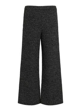 Hose Vila Vimirno Boucle Schwarz für Damen.