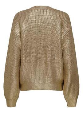 Pullover Only Kama in Gold für Damen