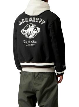 Jacke Carhartt World Class Varsity Schwarz für Herren