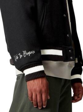 Jacke Carhartt World Class Varsity Schwarz für Herren