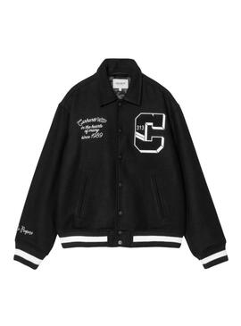 Jacke Carhartt World Class Varsity Schwarz für Herren