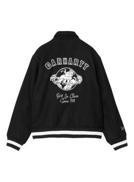 Jacke Carhartt World Class Varsity Schwarz für Herren