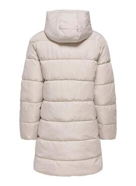 Gepolsterter Mantel Only Clair weiß für Damen