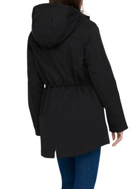 Parka Only Hannover Schwarz für Damen