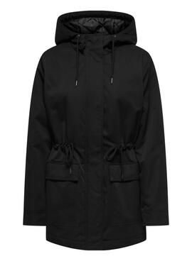 Parka Only Hannover Schwarz für Damen