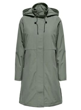 Parka Only Kara in Hellgrün für Damen