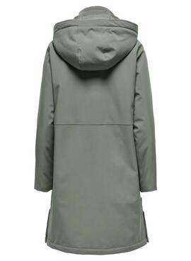 Parka Only Kara in Hellgrün für Damen