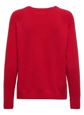 Pullover Only Lesly rot für Damen